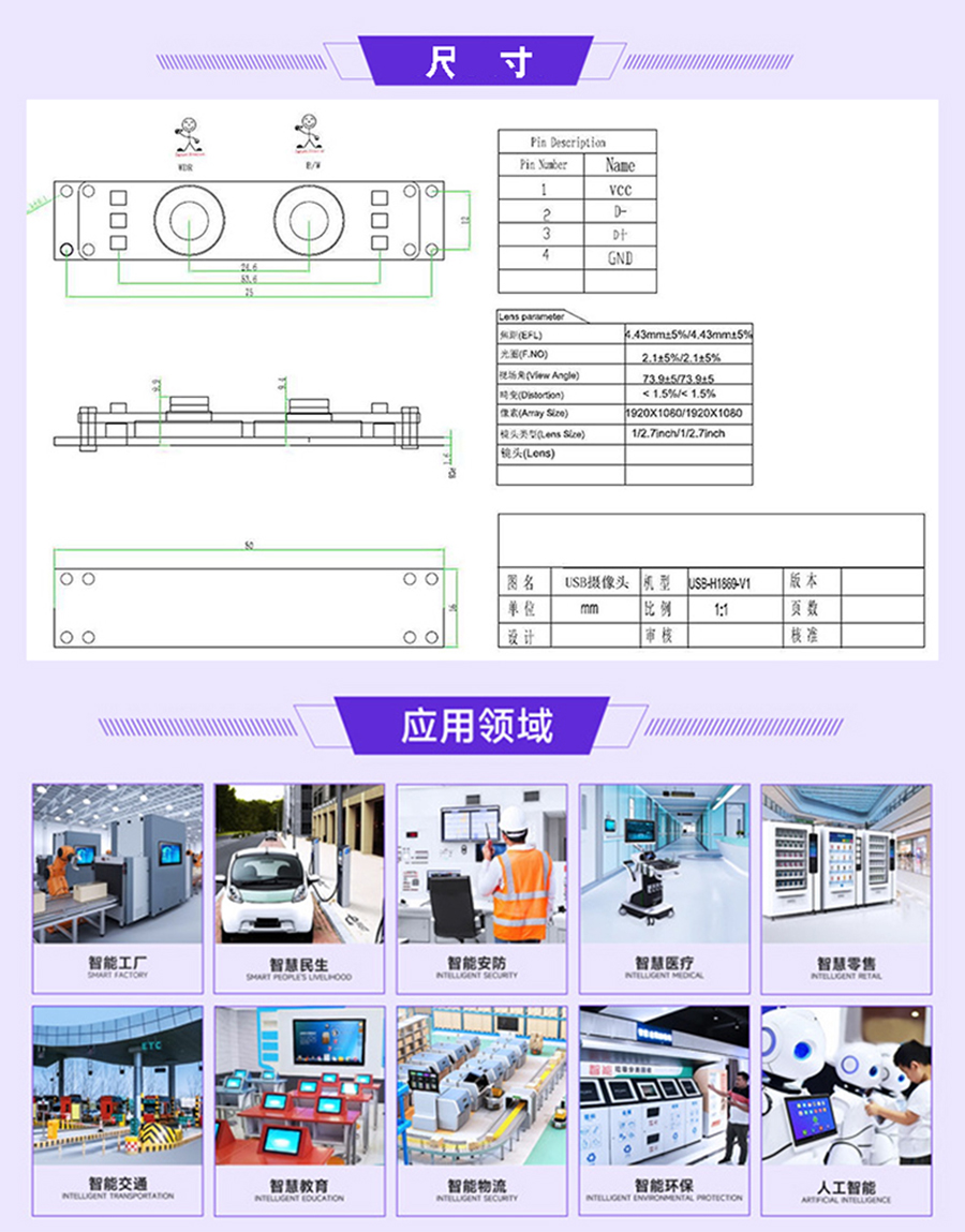 高清1080P雙目攝像頭模組廠家現(xiàn)貨供應(yīng)按需定制加工免費提供人臉識別算法 高清1080P雙目攝像頭模組廠家現(xiàn)貨供應(yīng)按需定制加工免費提供人臉識別算法